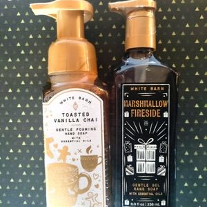 New Bath and Body Works Hand Soap: Toasted Vanilla Chai and Marshmallow Fireside